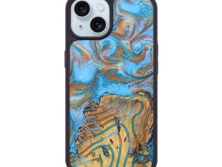 iPhone 15 Wood+Resin Phone Case - Kali (Pattern, 676113) Online Sale