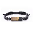 Onyx Bead Wood+Resin Bracelet - Marely (Pure Black, 675005) For Cheap