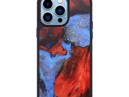 iPhone 14 Pro Max Wood+Resin Phone Case - Alisa (Cosmos, 676816) on Sale