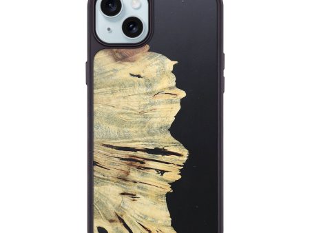 iPhone 15 Plus Wood+Resin Phone Case - Brooks (Pure Black, 676487) Online Hot Sale