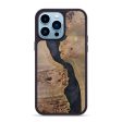 iPhone 14 Pro Max Wood+Resin Phone Case - Maci (Pure Black, 676226) Hot on Sale