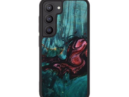 Galaxy S23 Wood+Resin Phone Case - Dick (Red, 676079) Cheap