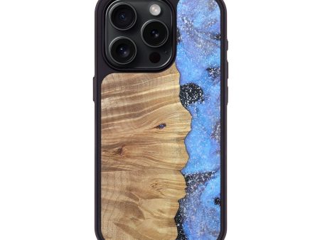 iPhone 15 Pro Wood+Resin Phone Case - Suzanne (Cosmos, 676764) Hot on Sale