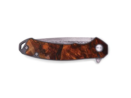 EDC Wood+Resin Pocket Knife - Bethany (Wood Burl, 676986) Online Sale