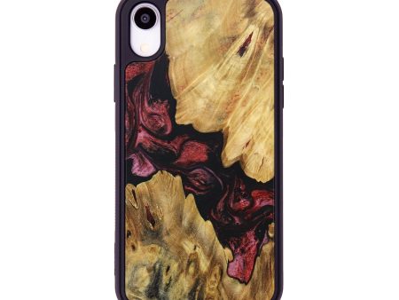 iPhone Xr Wood+Resin Phone Case - Londyn (Red, 676065) Online now