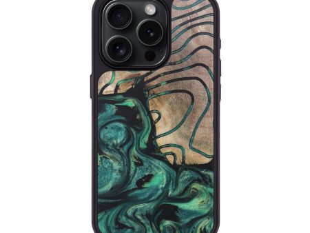 iPhone 15 Pro Wood+Resin Phone Case - Vivienne (Pattern, 676123) For Discount