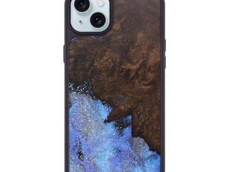 iPhone 15 Plus Wood+Resin Phone Case - Darren (Cosmos, 676811) Sale