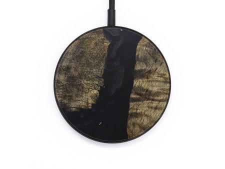 Circle Wood+Resin Wireless Charger - Kira (Pure Black, 677085) Online