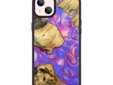 iPhone 14 Plus Wood+Resin Phone Case - Dean (Mosaic, 676133) Hot on Sale