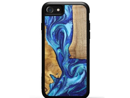 iPhone SE Wood+Resin Phone Case - Camden (Mosaic, 676530) Online Sale