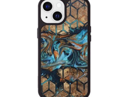 iPhone 13 Wood+Resin Phone Case - Axel (Pattern, 676092) Online Sale