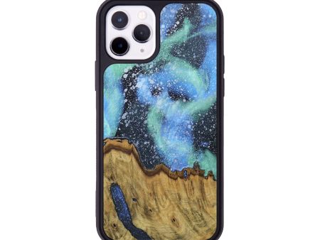 iPhone 11 Pro Wood+Resin Phone Case - Mattie (Cosmos, 676202) Sale