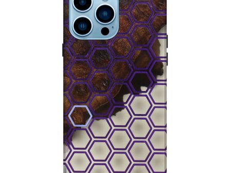 iPhone 14 Pro Max Wood+Resin Live Edge Phone Case - Kamila (Clear, 674021) Discount