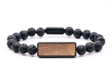 Lava Bead  Bracelet - Josiah (Wood Burl, 675720) Hot on Sale