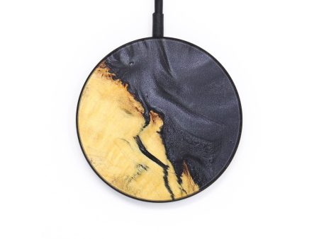 Circle Wood+Resin Wireless Charger - Callie (Purple, 677024) Fashion