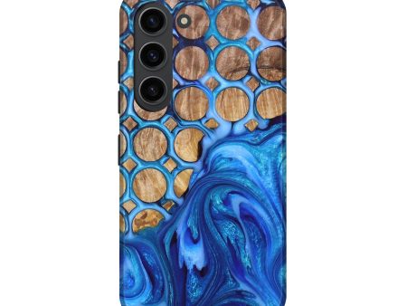 Galaxy S23 Wood+Resin Live Edge Phone Case - Brianne (Pattern, 673209) Discount