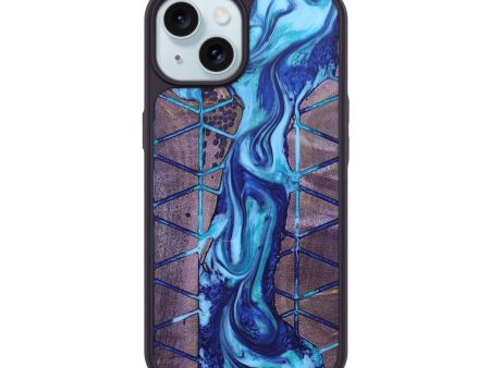 iPhone 15 Wood+Resin Phone Case - Gilbert (Pattern, 676545) For Sale