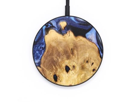 Circle Wood+Resin Wireless Charger - Gina (Blue, 677020) Supply