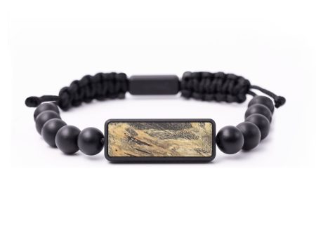 Onyx Bead  Bracelet - Alaina (Wood Burl, 675714) Supply