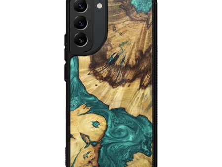 Galaxy S22 Plus Wood+Resin Phone Case - Brynn (Mosaic, 677326) Online Hot Sale