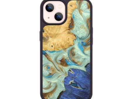 iPhone 14 Wood+Resin Phone Case - Andy (Mosaic, 676508) Online now