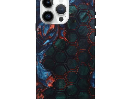 iPhone 15 Pro Max Wood+Resin Live Edge Phone Case - Annabelle (Pattern, 673222) Cheap