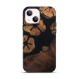 iPhone 14 Wood+Resin Live Edge Phone Case - Dominique (Pure Black, 676863) Online