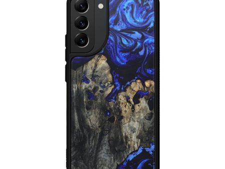 Galaxy S22 Plus Wood+Resin Phone Case - Alta (Blue, 674194) Online