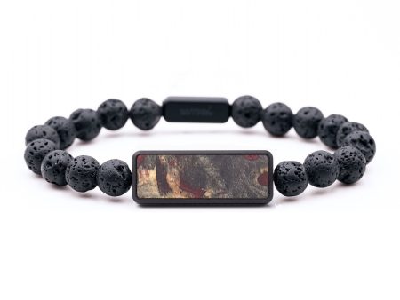 Lava Bead  Bracelet - Zane (Wood Burl, 675668) Online Hot Sale