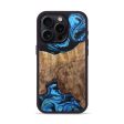 iPhone 15 Pro Wood+Resin Phone Case - Gregory (Blue, 675924) Sale