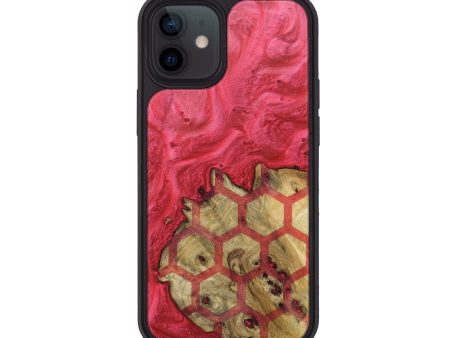 iPhone 12 Wood+Resin Phone Case - Brenda (Pattern, 677316) Online now