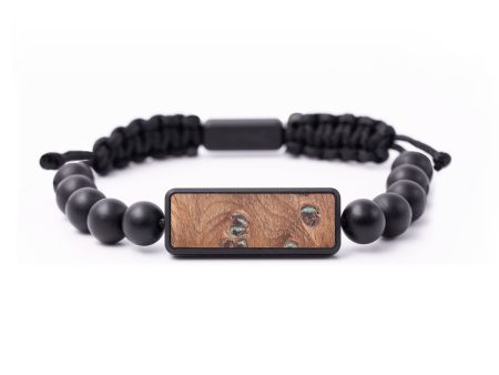 Onyx Bead  Bracelet - India (Wood Burl, 675728) Hot on Sale