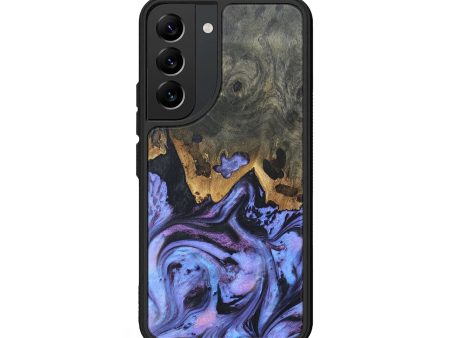 Galaxy S22 Wood+Resin Phone Case - Irvin (Purple, 673452) Cheap