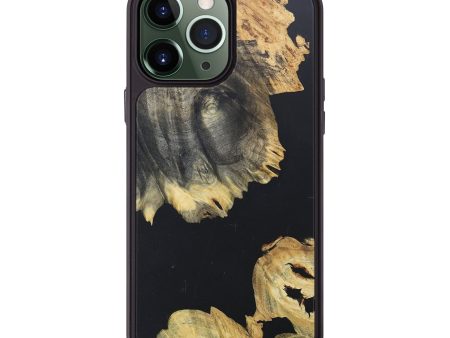 iPhone 13 Pro Max Wood+Resin Phone Case - Bethany (Pure Black, 676500) Online