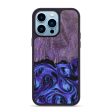 iPhone 14 Pro Max Wood+Resin Phone Case - Daphne (Purple, 676145) Hot on Sale