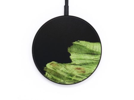 Circle Wood+Resin Wireless Charger - Claire (Pure Black, 677081) Supply