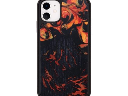 iPhone 11 Wood+Resin Phone Case - Fern (Lava, 673512) Supply