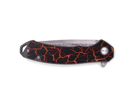 EDC Wood+Resin Pocket Knife - Braxton (Lava, 672070) on Sale