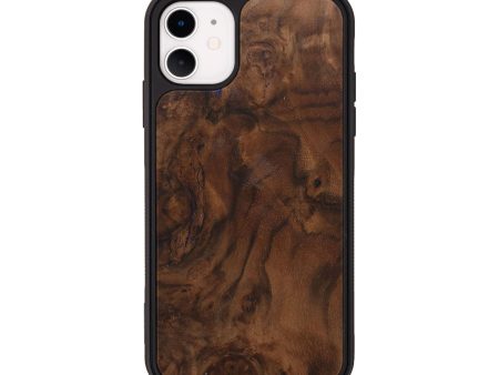 iPhone 11 Wood+Resin Phone Case - Gerald (Wood Burl, 675834) Hot on Sale