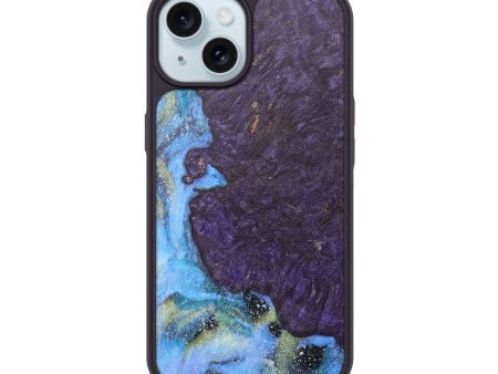 iPhone 15 Wood+Resin Phone Case - Jamal (Cosmos, 674357) Hot on Sale