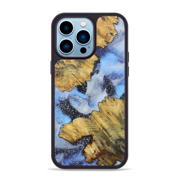 iPhone 14 Pro Max Wood+Resin Phone Case - Alejandro (Cosmos, 674391) For Discount