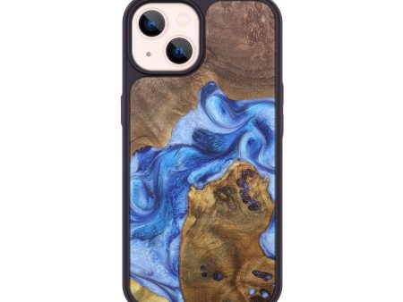 iPhone 14 Wood+Resin Phone Case - Carissa (Mosaic, 673364) Online now