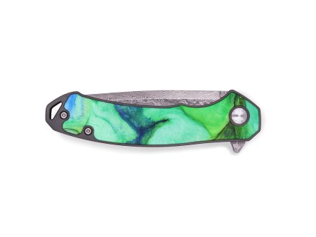 EDC ResinArt Pocket Knife - Adrianna (Watercolor, 671936) Supply