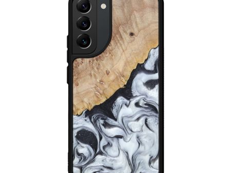 Galaxy S22 Plus Wood+Resin Phone Case - Jonas (Black & White, 672572) Online