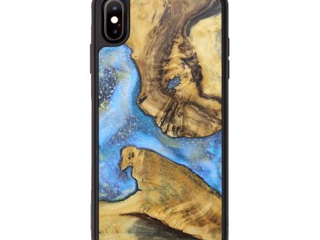 iPhone Xs Max Wood+Resin Phone Case - Aylin (Cosmos, 674345) For Cheap