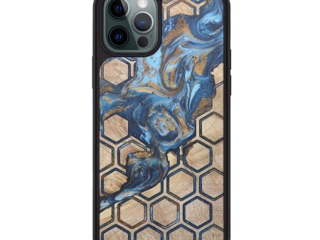 iPhone 12 Pro Max Wood+Resin Phone Case - Gail (Pattern, 674128) Supply