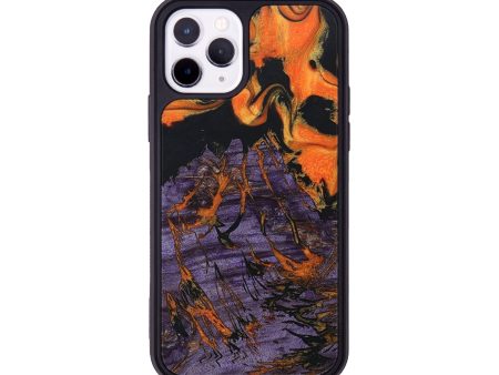 iPhone 11 Pro Wood+Resin Phone Case - Grady (Lava, 673598) For Cheap