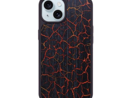 iPhone 15 Wood+Resin Phone Case - Ida (Lava, 673531) Online