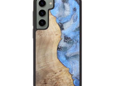 Galaxy S23 Plus Wood+Resin Phone Case - Brent (Cosmos, 672857) Online Sale