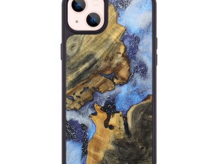 iPhone 14 Plus Wood+Resin Phone Case - Luella (Cosmos, 674364) Cheap